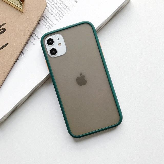 Silicone Clear Cover Phone Case For iPhone's