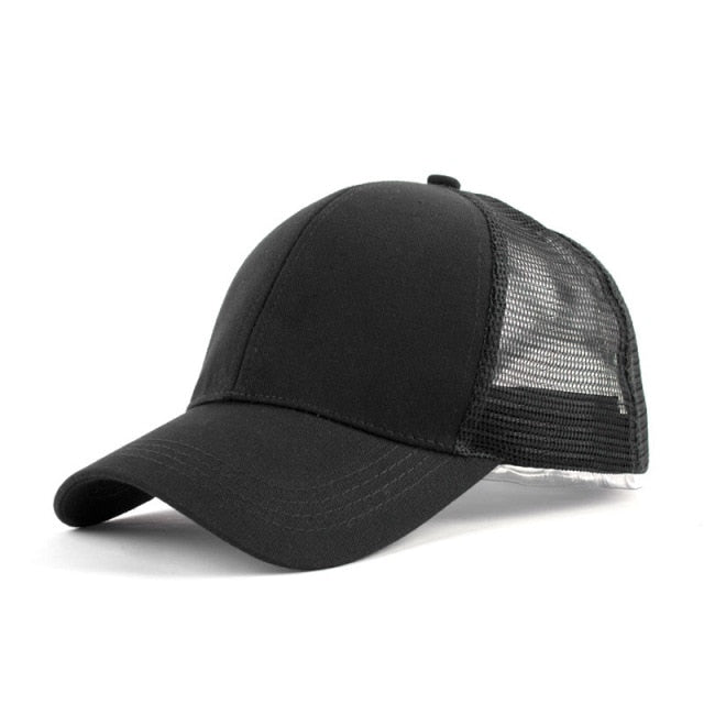 Ponytail Cap | Breathable Summer Baseball Cap for Ponytails