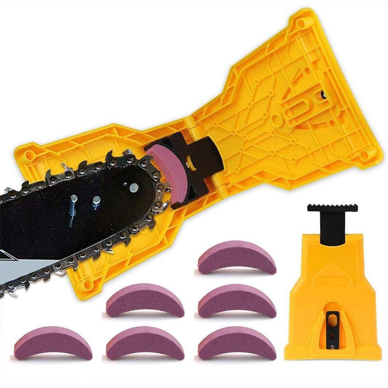 Chainsaw Sharpener, Chainsaw Chain Sharpener, Chainsaw Blade Sharpener, Saw Teeth Sharpener Kit, Saw Sharpening Stone, Chain Stone Grinder