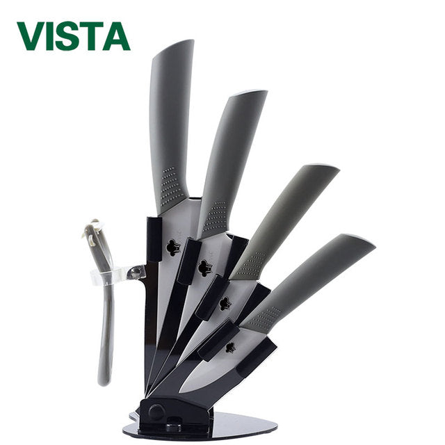 Ceramic Knife Set with Block | 6pcs