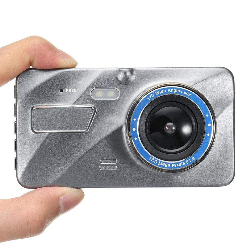 Car Front And Rear Dash Cam Surveillance (1080P HD) Dual Vehicule Dash Cam, Day & Night Vision