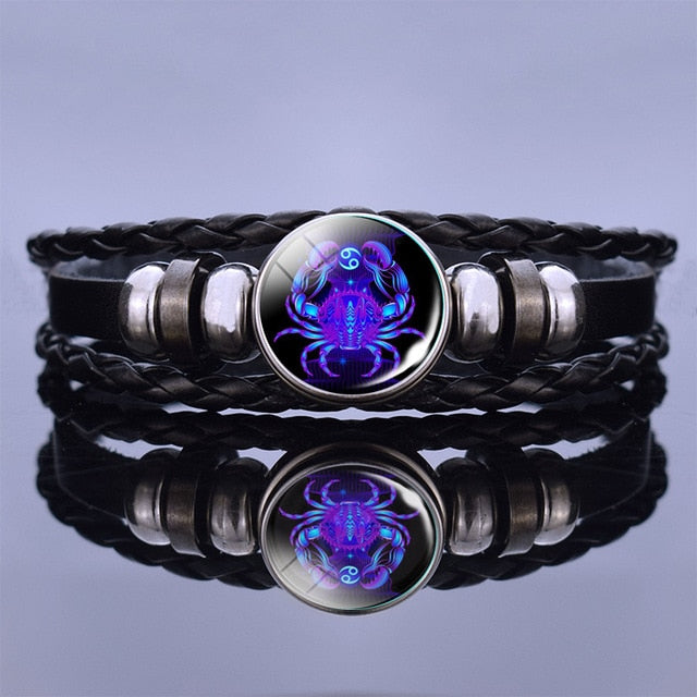 Holographic Zodiac Sign Bracelet | Men & Women