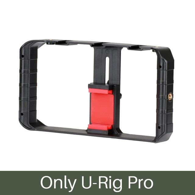 Smartphone Video Stabilizer Rig Handheld Grip Filmmaking Case