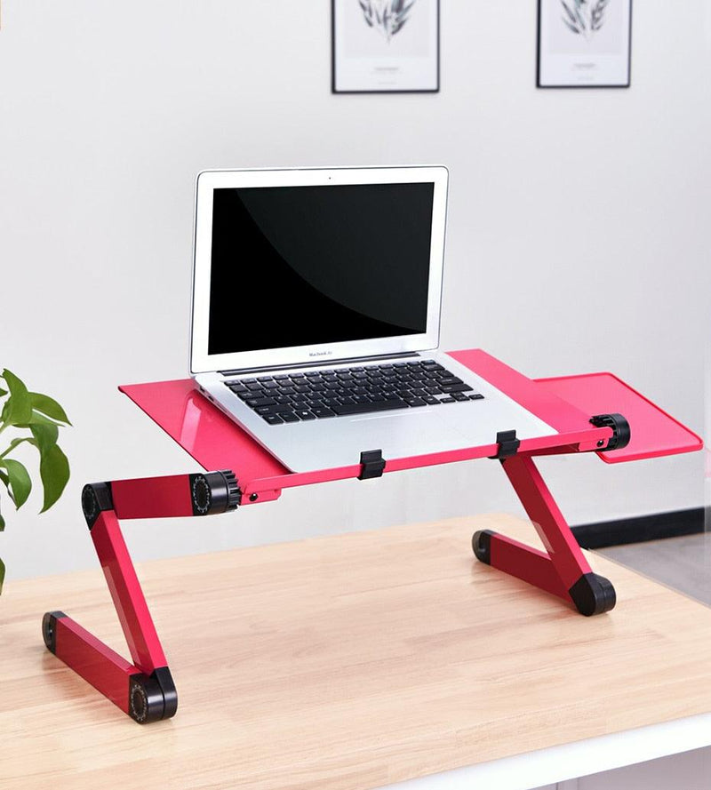 Adjustable Laptop Folding Stand with Cooling Fan Desk