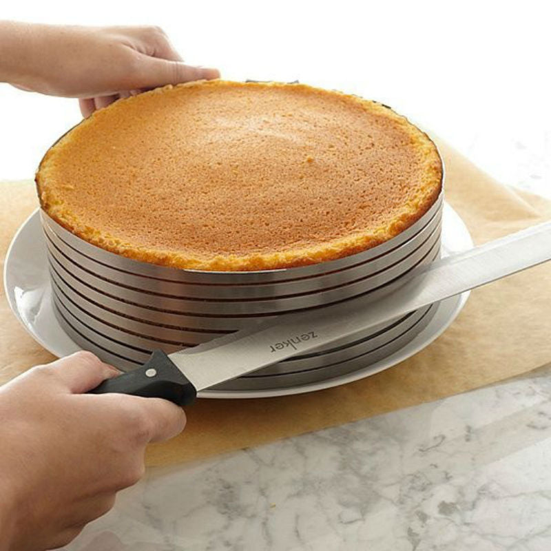 PerfectLayer | Professional Cake Layer Slicing Guide | 9"-12" Adjustable