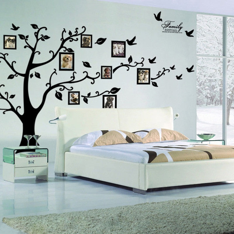 Family Tree Mural & Photo Wall | 99" x 71"