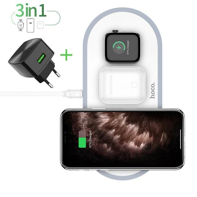 Wireless Fast Charger Stand 3 in 1