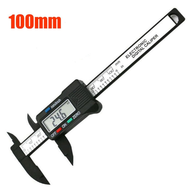 5.9"/150mm Electronic Calipers | 0.1mm Resolution | Imperial & Metric