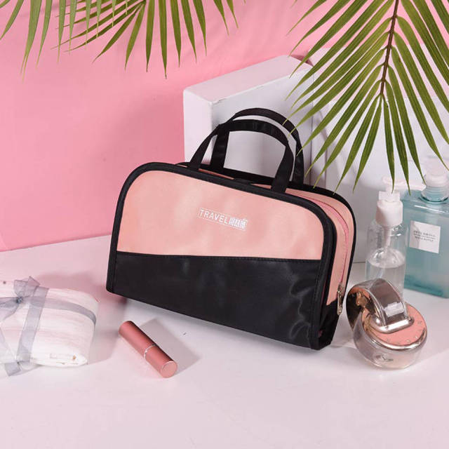 DoubleTrouBag | Two-Layered Water Resistant Toiletry & Cosmetic Bag