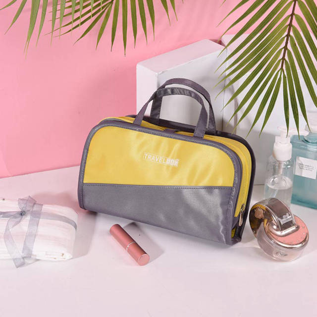 DoubleTrouBag | Two-Layered Water Resistant Toiletry & Cosmetic Bag