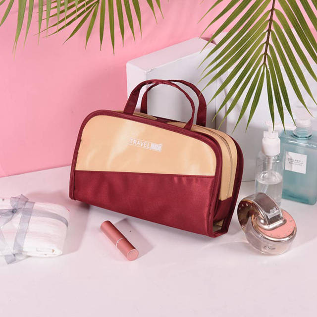 DoubleTrouBag | Two-Layered Water Resistant Toiletry & Cosmetic Bag