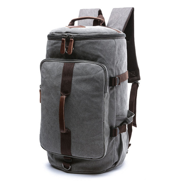 ToughHaul | Waterproof Solid Leather Cylinder Backpack