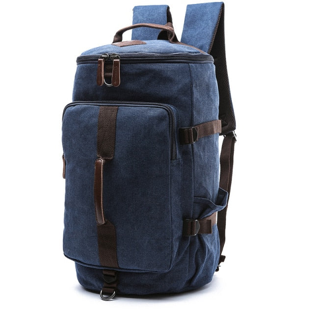 ToughHaul | Waterproof Solid Leather Cylinder Backpack