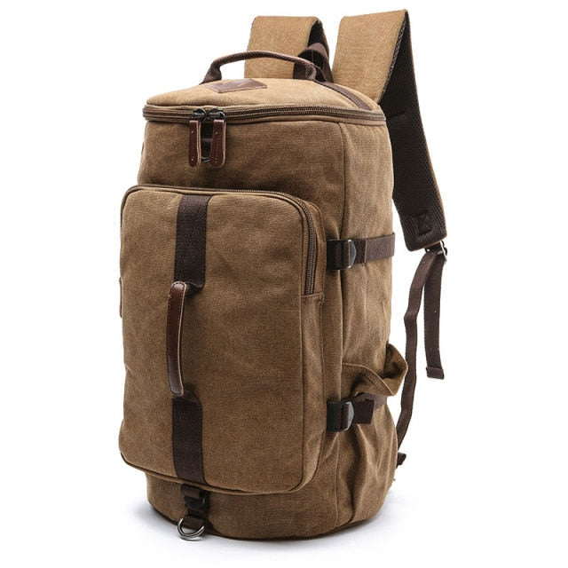 ToughHaul | Waterproof Solid Leather Cylinder Backpack