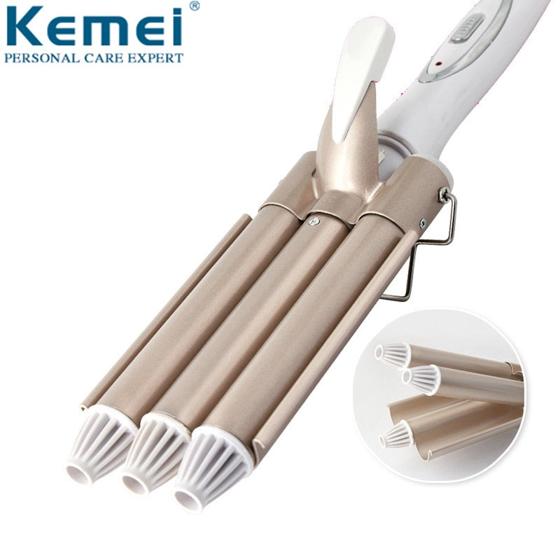 Professional Triple (3X) Rod Curling Iron