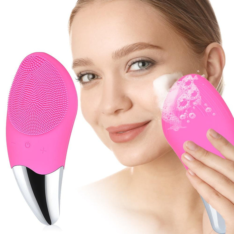 Smart Ultrasonic Silicone Face Cleaner Brush Beauty Cleanser Tool