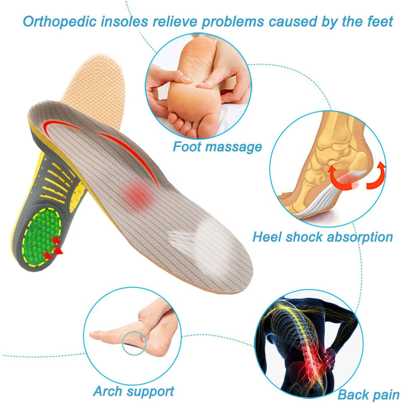 Comfort Orthopedic Insoles- High Arch Insoles For Plantar fasciitis, Feet pain, height & work boots