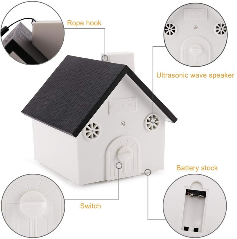 Discreet Anti-Bark Ultrasonic Generator | Dog House Design