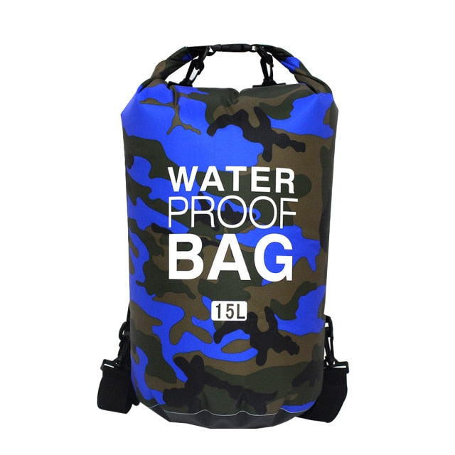 Waterproof Kayaking Backpack - Outdoor Camo Dry Bag, Duffle backpack for kayaking, hiking, camping, fishing & beach