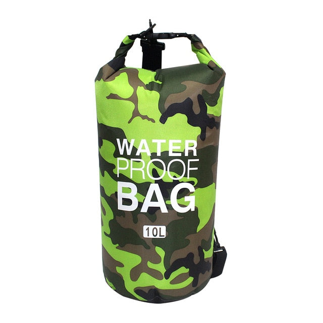 Waterproof Kayaking Backpack - Outdoor Camo Dry Bag, Duffle backpack for kayaking, hiking, camping, fishing & beach