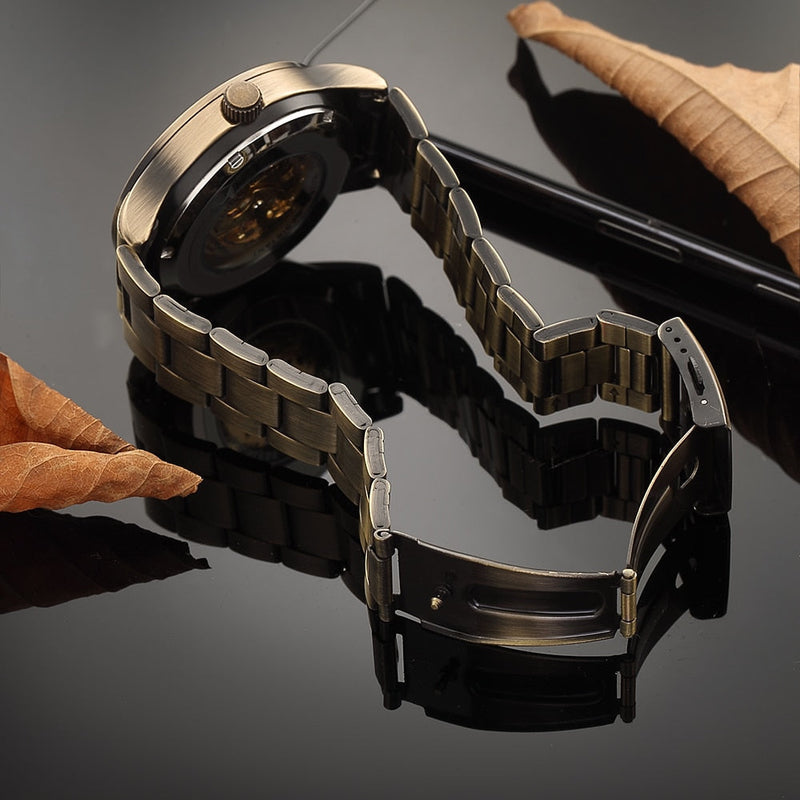 Skeleton Steampunk Retro Mechanical Watch