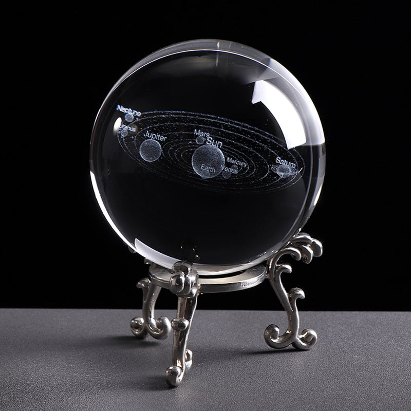 MiCosmic | Solar System Etched into Glass Ball