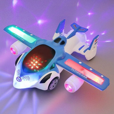 GeminiPlane | Transforming Car/Plane Toy | Light-Up & Powered