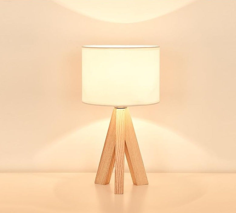 Wood Table Lamp