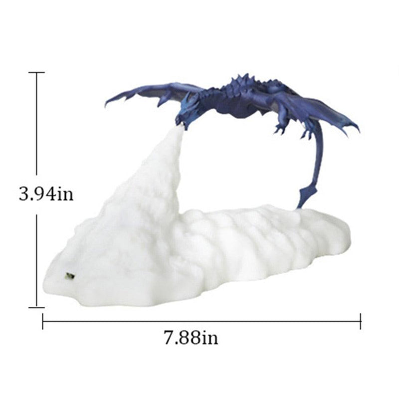 3D Printed LED Dragon Night Lamps