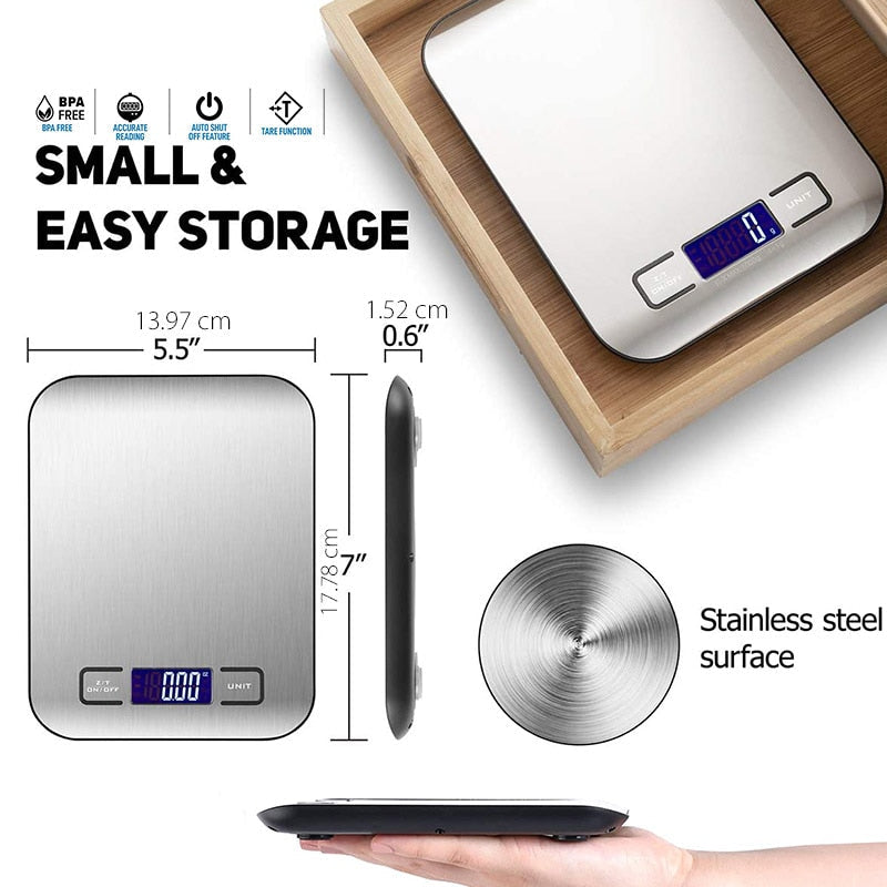 Stainless Steel Digital Kitchen Scale