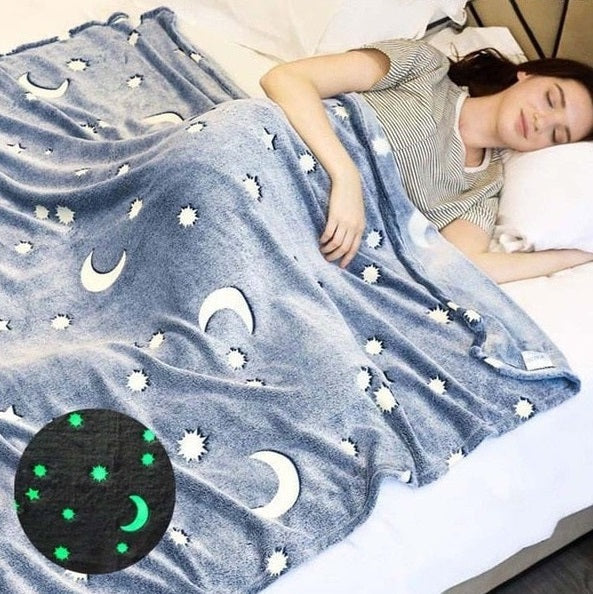 LunaBlanket | Glow-in-the-dark Cosmic Blanket