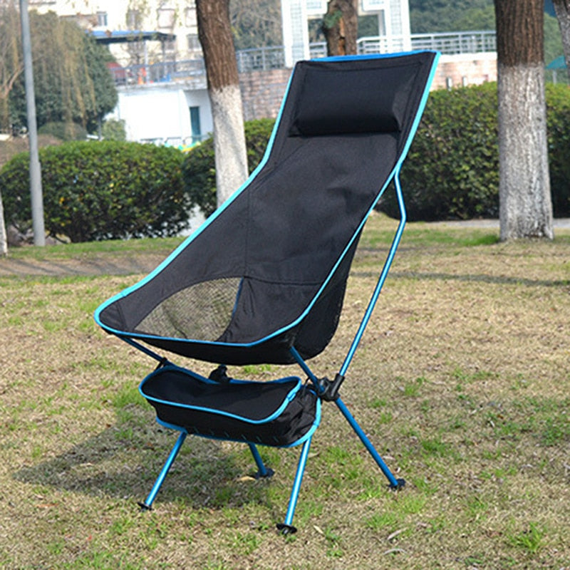 Outdoor Foldable Chair, Portable Folding Camping Chair, Seat For Fishing, Picnic, Rocking Camp Chair