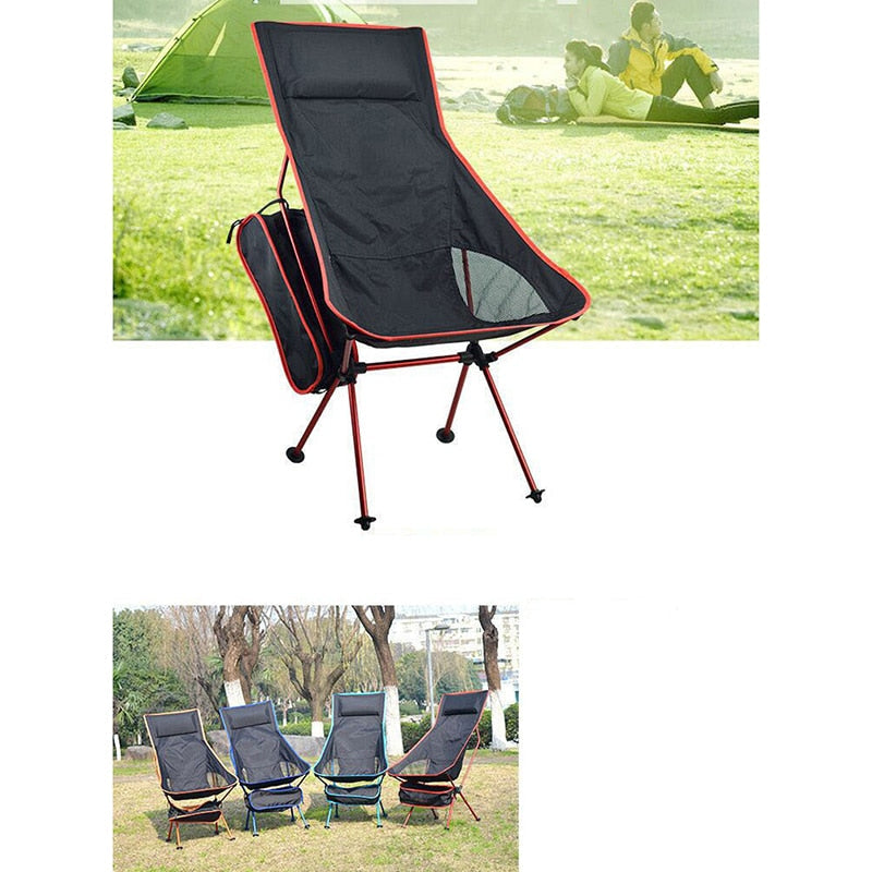 Outdoor Foldable Chair, Portable Folding Camping Chair, Seat For Fishing, Picnic, Rocking Camp Chair