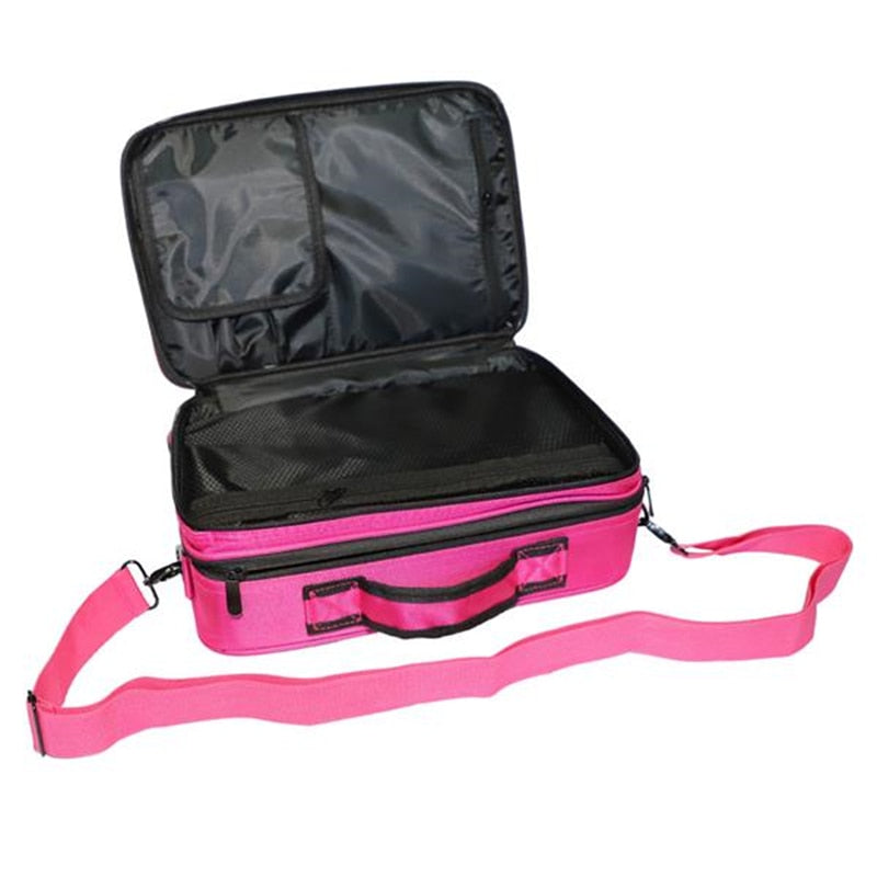 Heavy Duty Cosmetic Case | Professional Grade, High Capacity