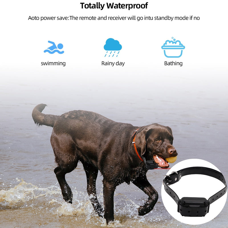 Dog Training Collar - Rechargeable Waterproof Shock Collar For dogs and puppies