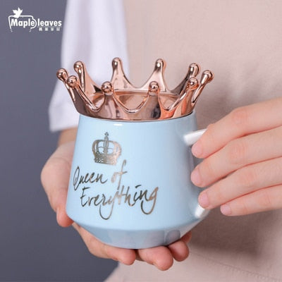 "Queen of Everything" Gift Mug With Crown