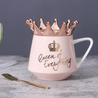 "Queen of Everything" Gift Mug With Crown