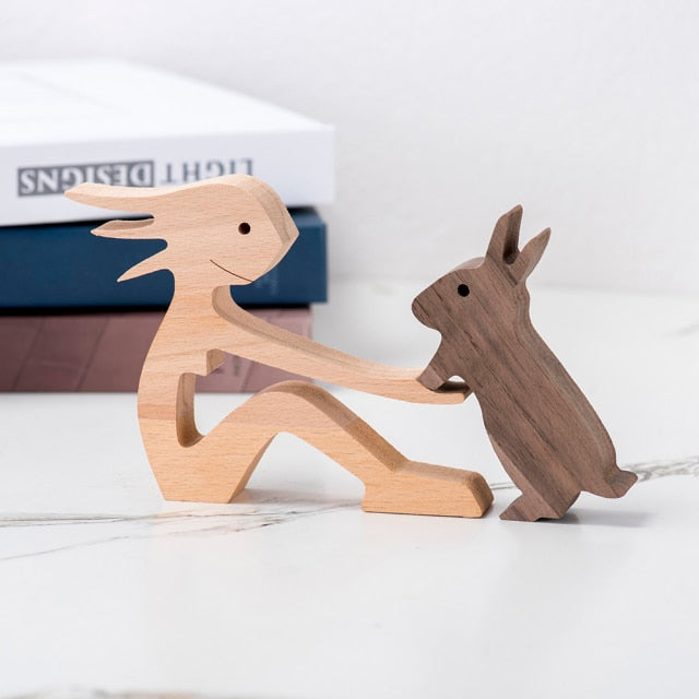 PetLuvli | Unique Interlocking Wooden Sculptures | Dog, Cat, Horse, Rabbit, Bird