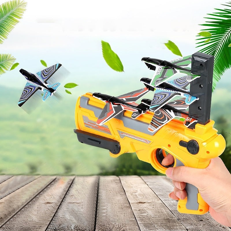 Plane-a-Pult | Rapid-Fire Toy Plane Launcher