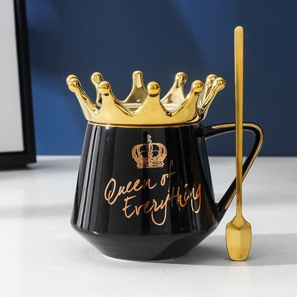 "Queen of Everything" Gift Mug With Crown