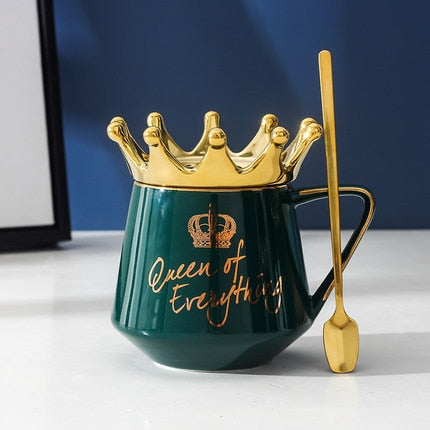 "Queen of Everything" Gift Mug With Crown