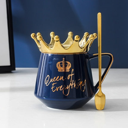 "Queen of Everything" Gift Mug With Crown