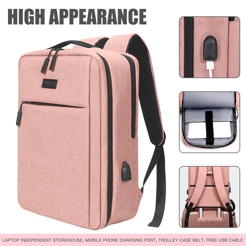 Travel Laptop bag with USB School Bag Backpack