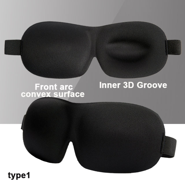 Total Blackout Sleeping Mask | 3D Light Blocking | Soft & Breathable