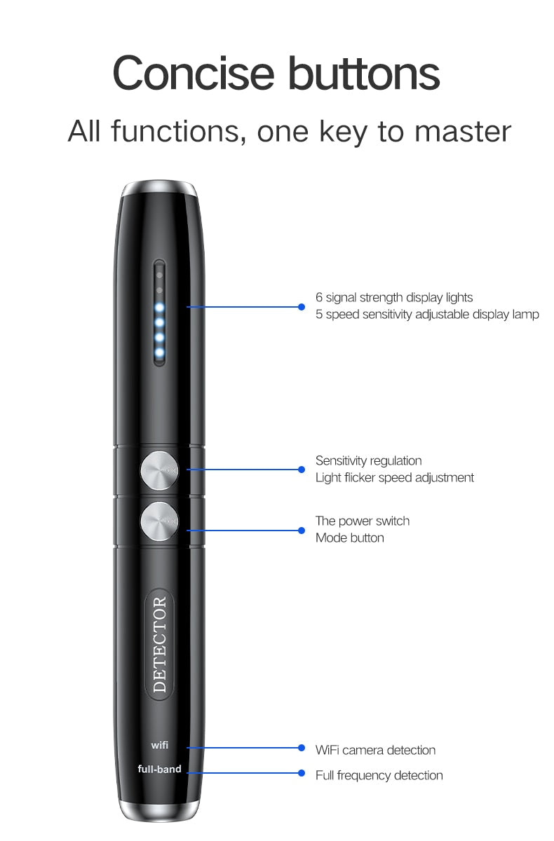 Smart Hidden Camera Detector 2022, GPS Tracker detector, Anti hidden camera, cam finder, rf signal detectors