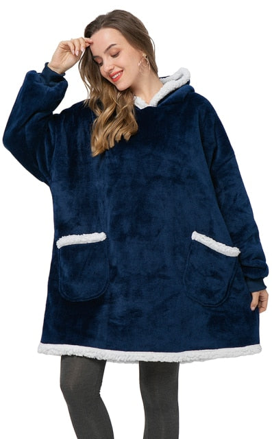 Women's Oversized Ultra-Comfy Super-Hoodies | One Size Fits Most