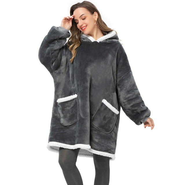 Women's Oversized Ultra-Comfy Super-Hoodies | One Size Fits Most