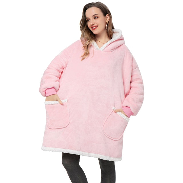 Women's Oversized Ultra-Comfy Super-Hoodies | One Size Fits Most