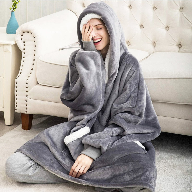 Women's Oversized Ultra-Comfy Super-Hoodies | One Size Fits Most