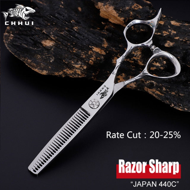 UltimaShears | Japanese 440C Damascus Pro Hair Scissors | Cutting & Thinning